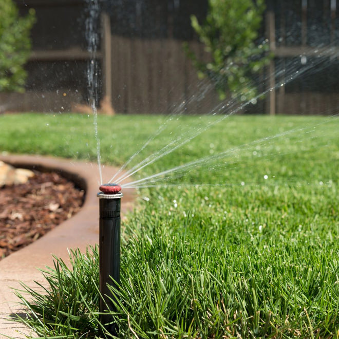 полив газона