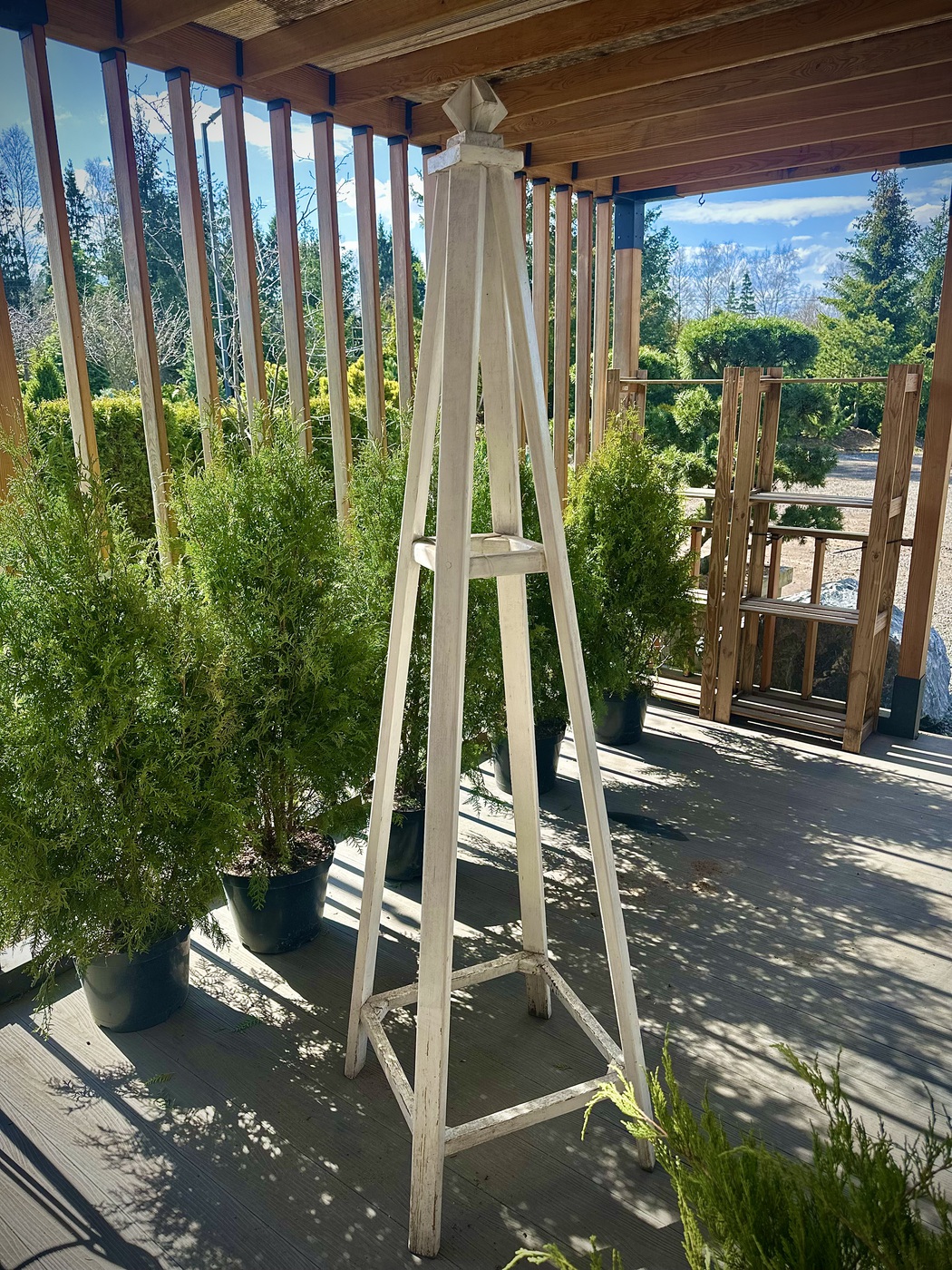 Опора для вьющихся растений (Пирамида) дерево H200