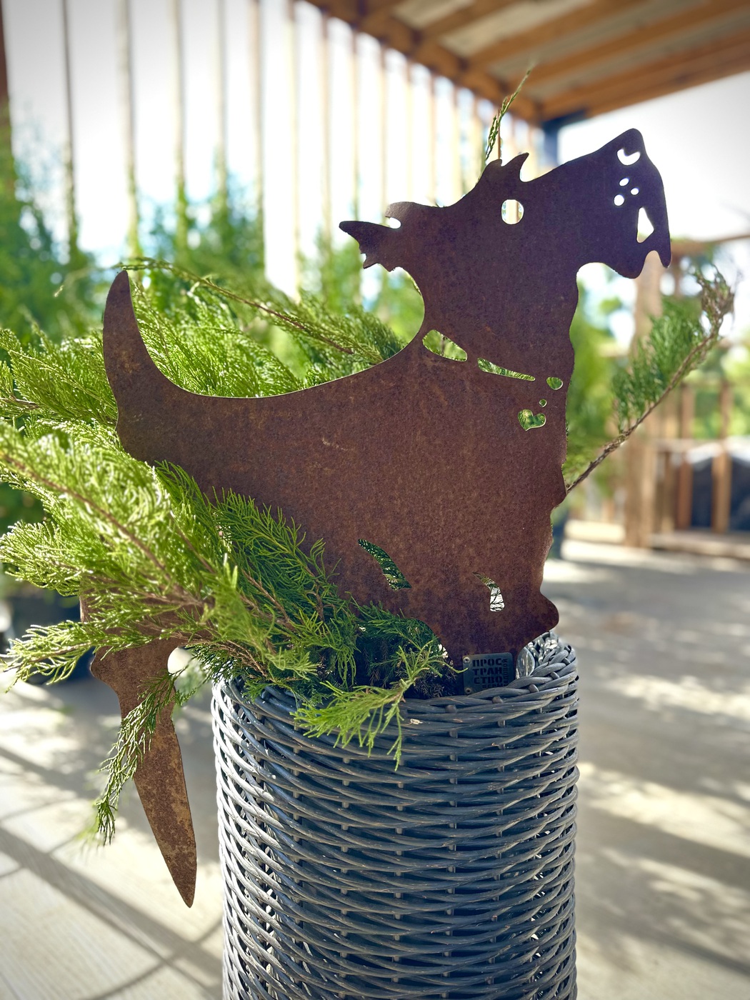 ★Арт-объект Скотч-терьер